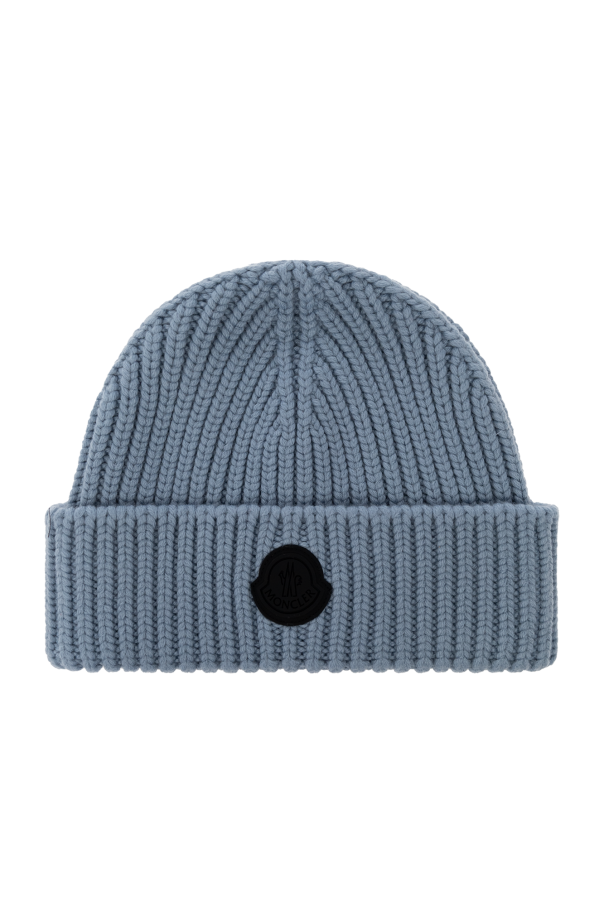 Moncler Beanie with logo patch