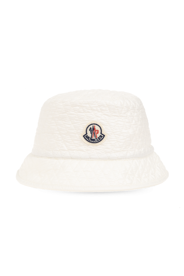 Quilted bucket hat with logo od Moncler