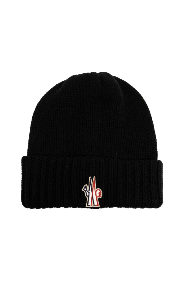 Moncler Grenoble Wełniana czapka z logo