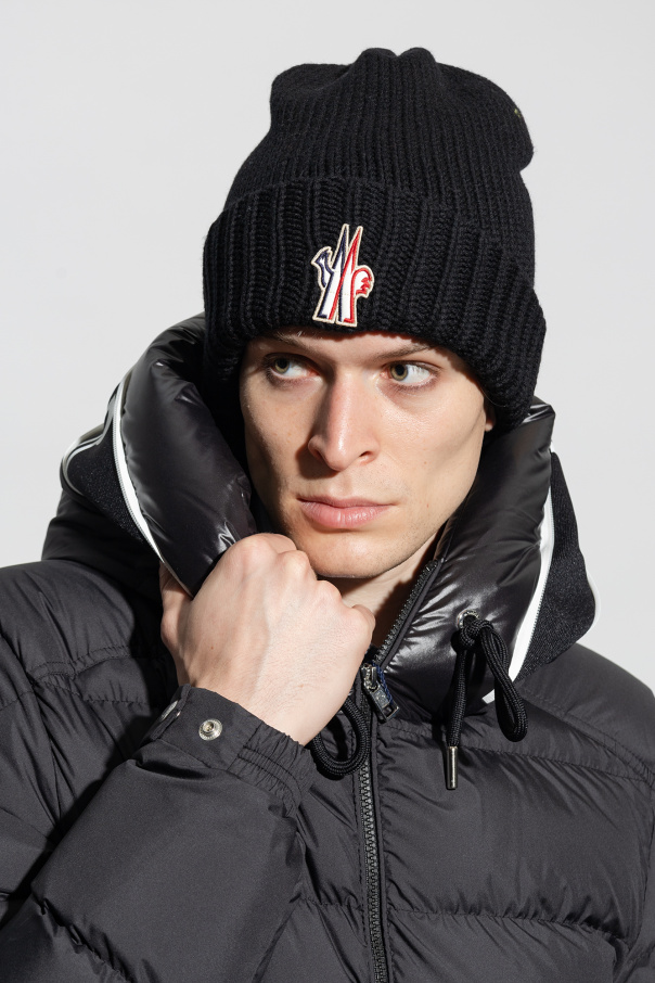 Moncler Grenoble Wool beanie with logo