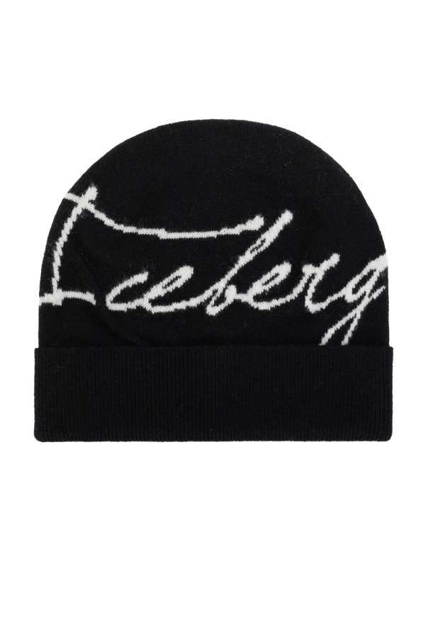 Iceberg santa cruz dye dot bucket hat black teal