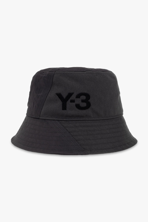 Y-3 Yohji Yamamoto Courr ges logo-patch coated cap