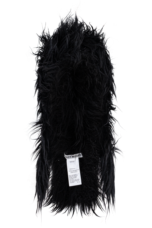 Mohair hat with ear flaps od Issey Miyake