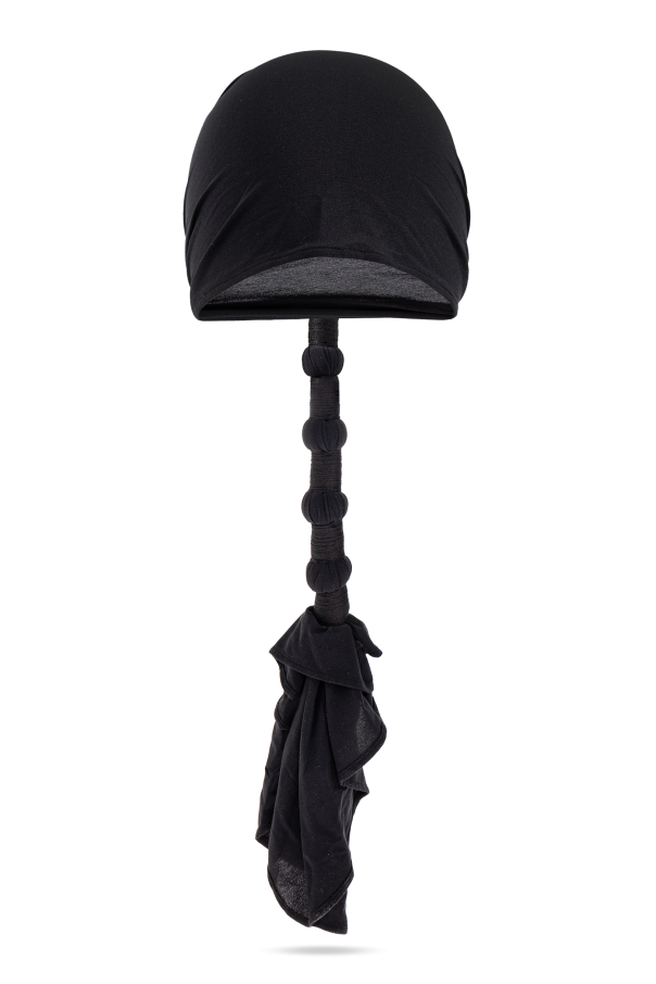 Cap with decorative fabric od Issey Miyake