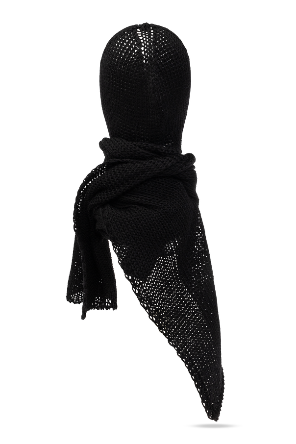 Issey Miyake Bufanda de lana con capucha