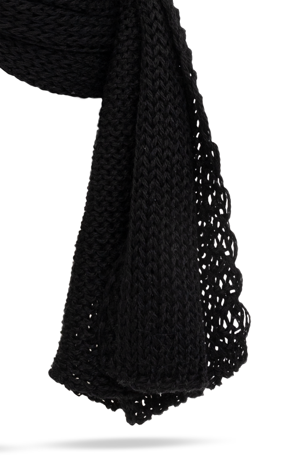 Issey Miyake Bufanda de lana con capucha