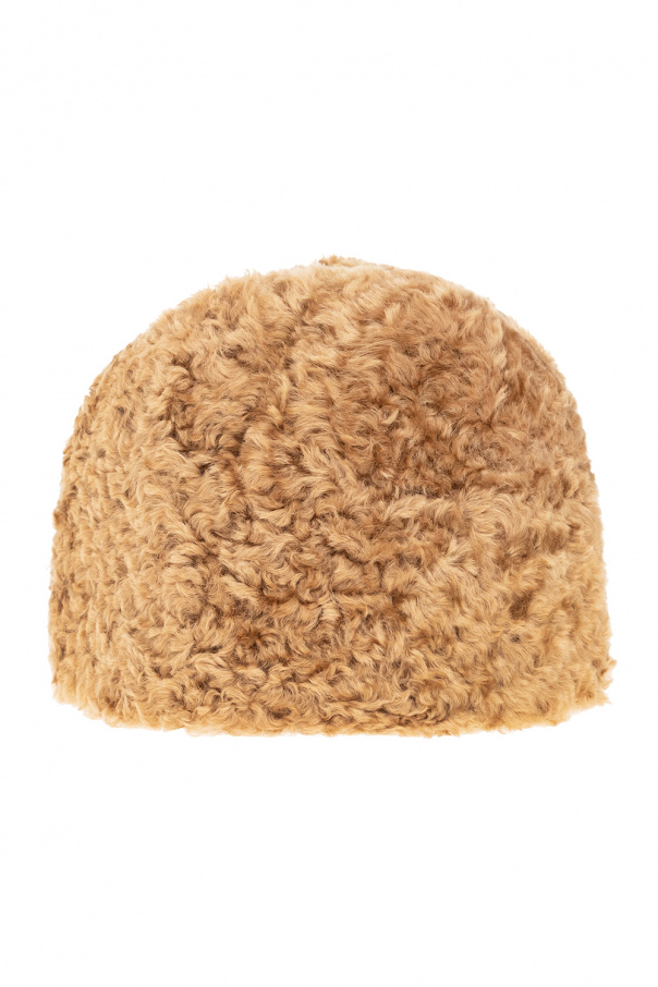 JIL SANDER Lamb fur hat