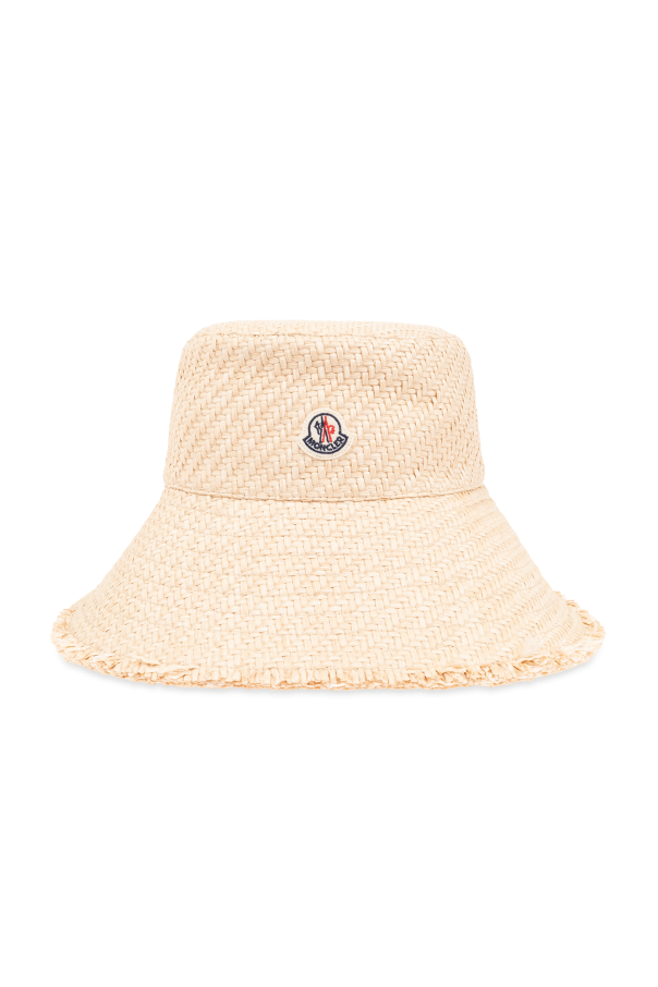 Moncler Hat with logo patch