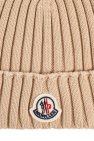 Moncler Enfant Beanie with logo patch