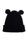 Moncler Enfant Beanie with logo patch