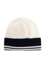 Moncler Enfant Beanie with logo patch
