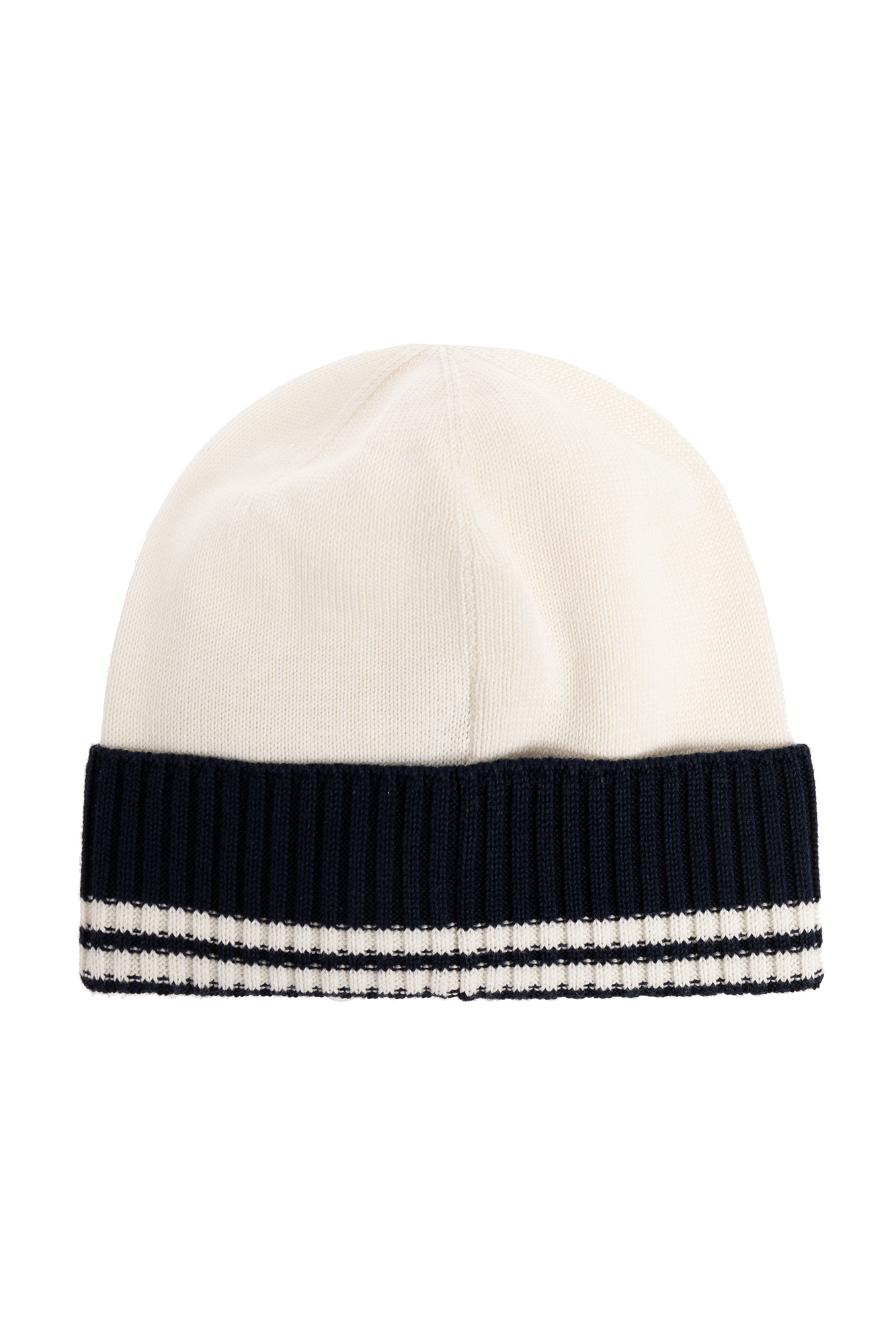 Moncler Enfant Beanie with logo patch