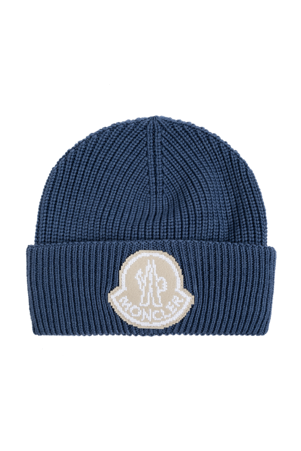 Moncler Cap with logo patch