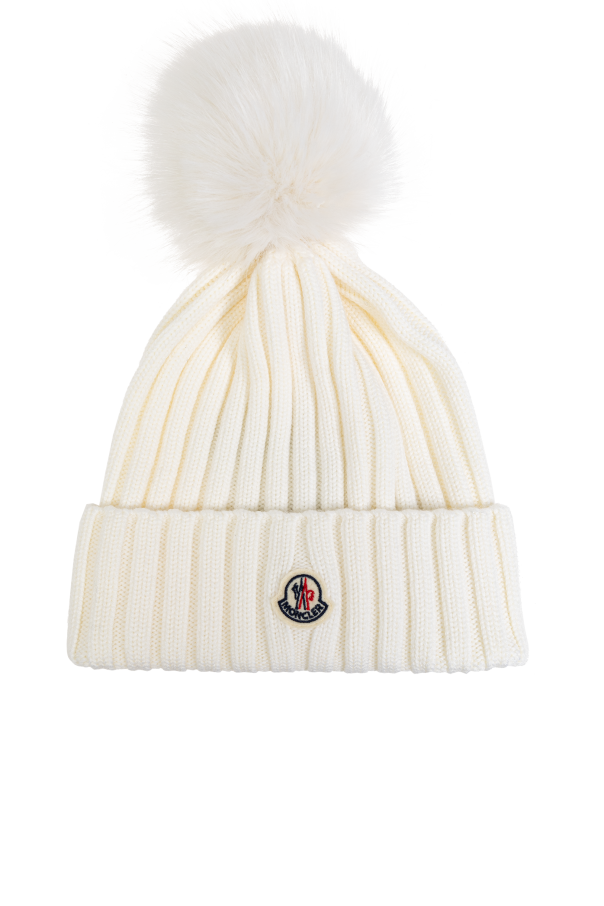 Moncler Wool hat with pompom