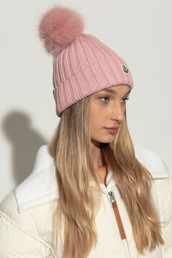 Moncler Wool hat with pompom