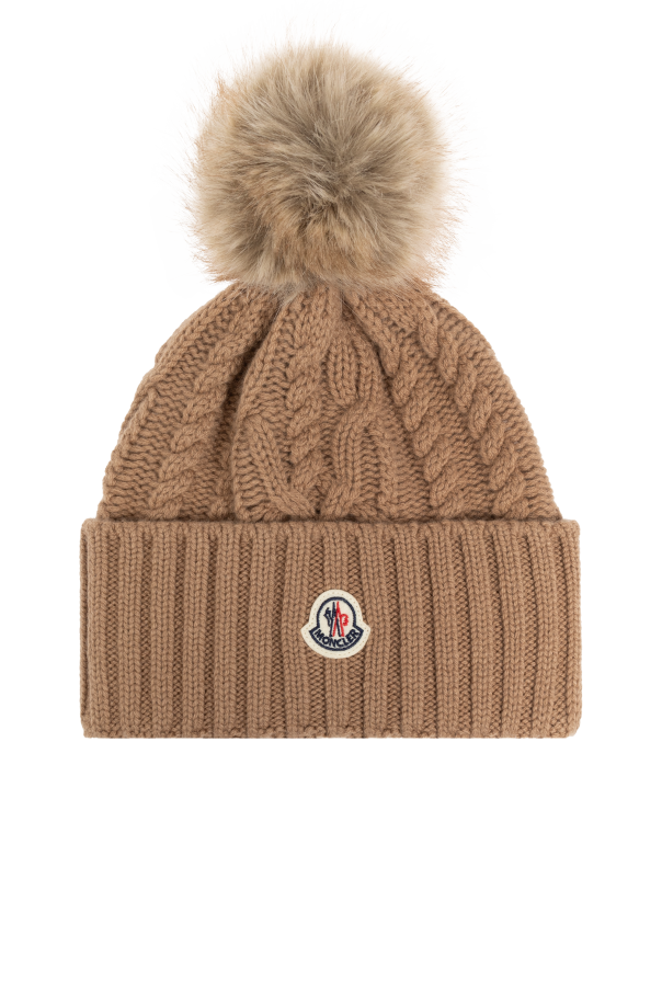 Moncler Wool hat with pompom