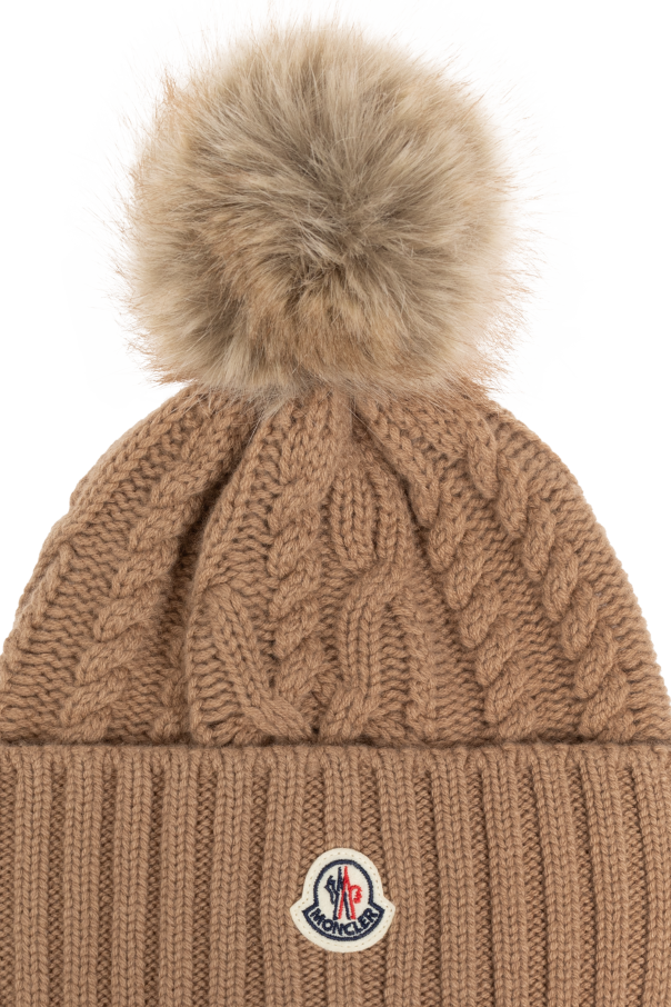 Moncler Wool hat with pompom