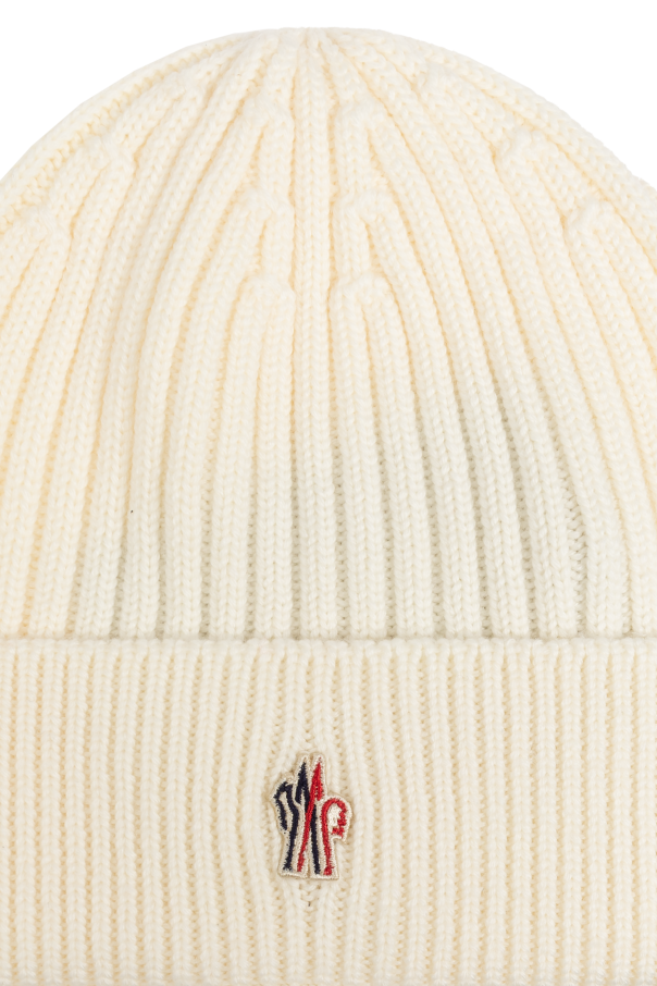 Moncler Grenoble Wełniana czapka z logo