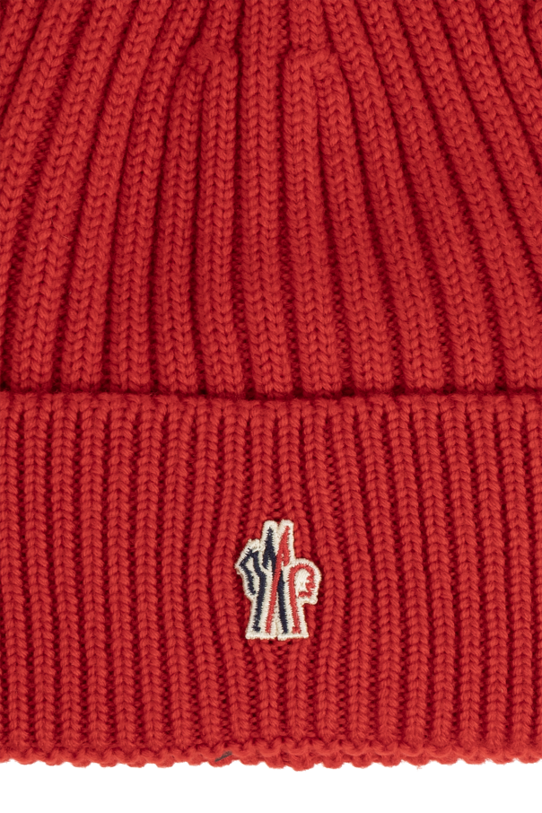 Moncler Grenoble Wełniana czapka z logo