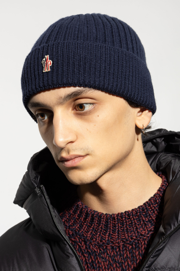 Moncler Grenoble Wool hat with logo