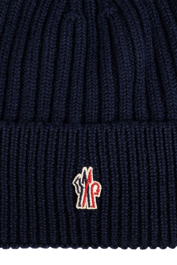 Moncler Grenoble Wełniana czapka z logo