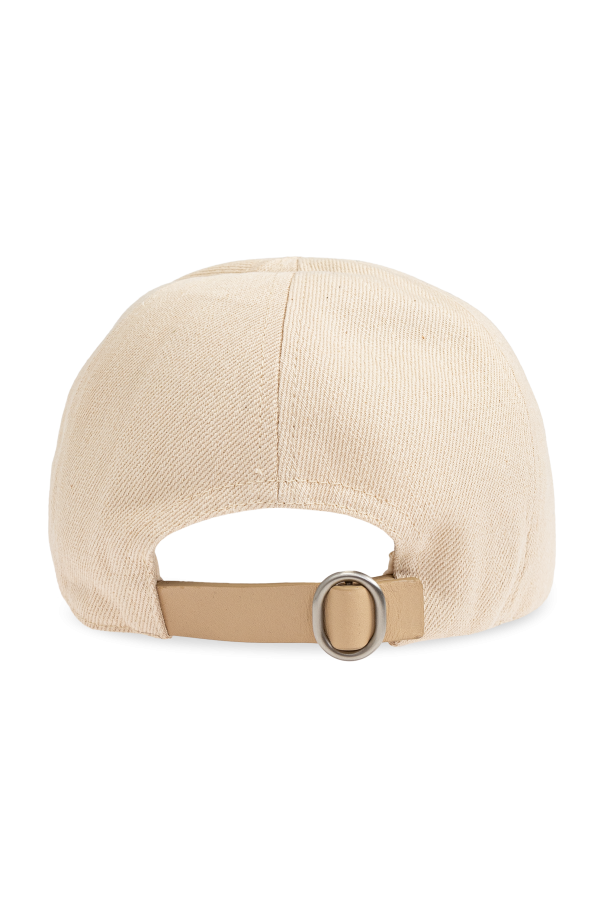 JIL SANDER Cap with leather bill