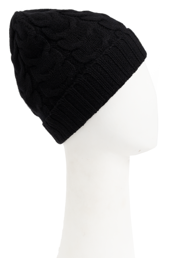 Moncler Enfant Wool hat with logo patch