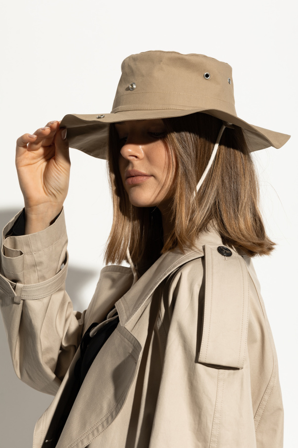 JIL SANDER+ Cotton hat with ties