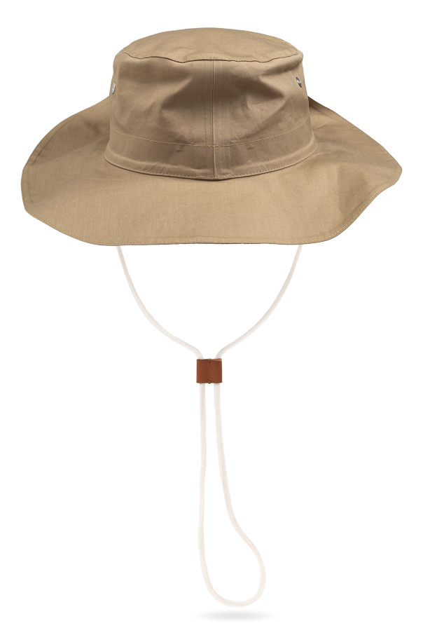 JIL SANDER+ Cotton hat with ties