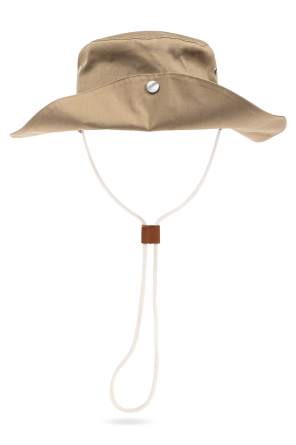 Cotton hat with ties