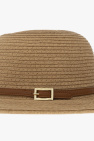 Melissa Odabash beige Wide brim hat with strap