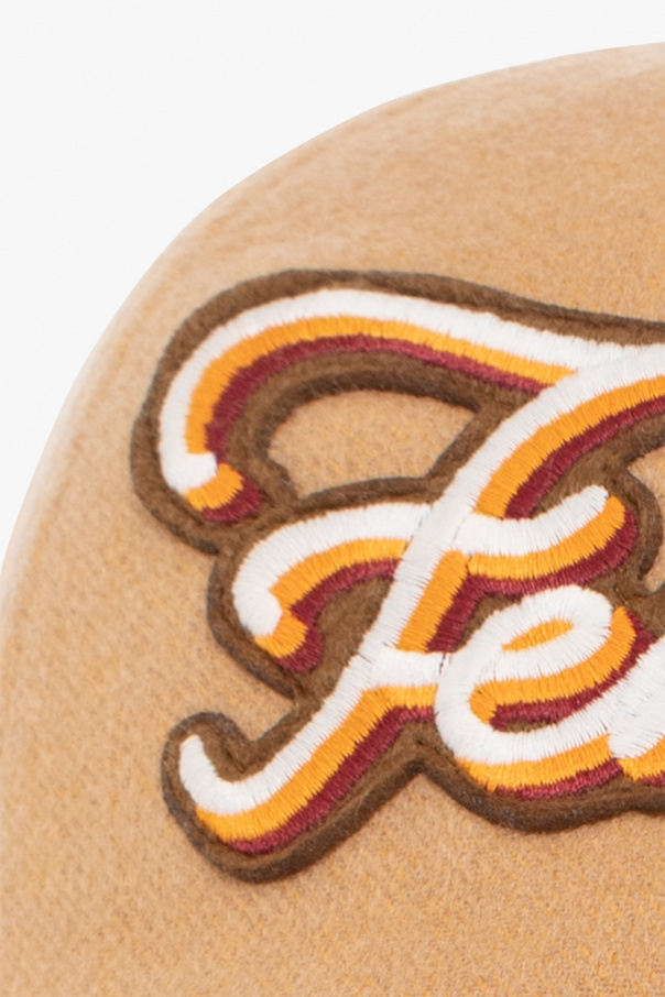 fendi embossed-logo Kids Baseball cap