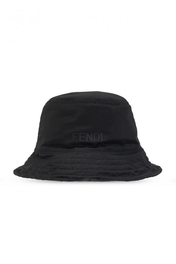 Fendi Kids kids black logo hat