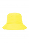 Fendi Kids Reversible bucket knit hat with logo