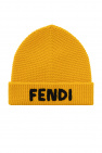 Fendi Kids Wool hat with logo