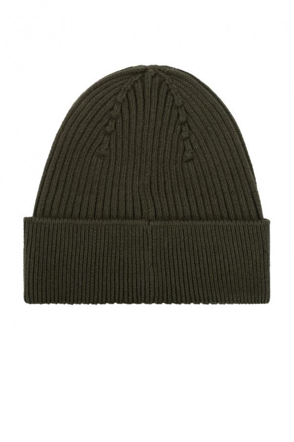 Diesel Ribbed beanie with logo