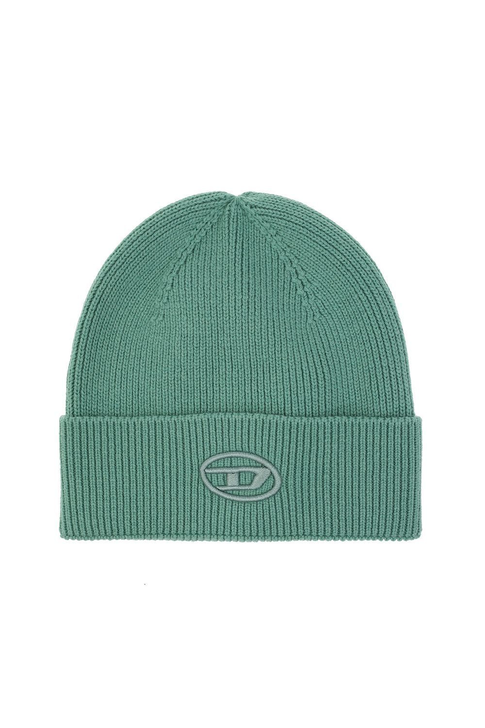 IetpShops | Men\'s Accessorie | Diesel Logo - patched beanie - stitching  detail hat