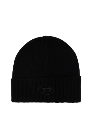 Logo-patched beanie