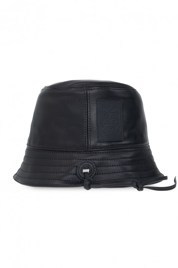 Loewe Leather bucket hat