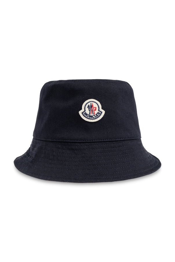 Moncler Hat with logo patch