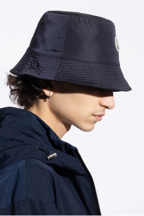 Moncler Hat with logo patch