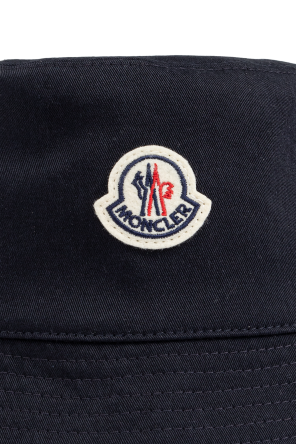 Moncler Hat with logo patch