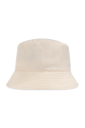 Moncler Enfant cream Hat with logo patch
