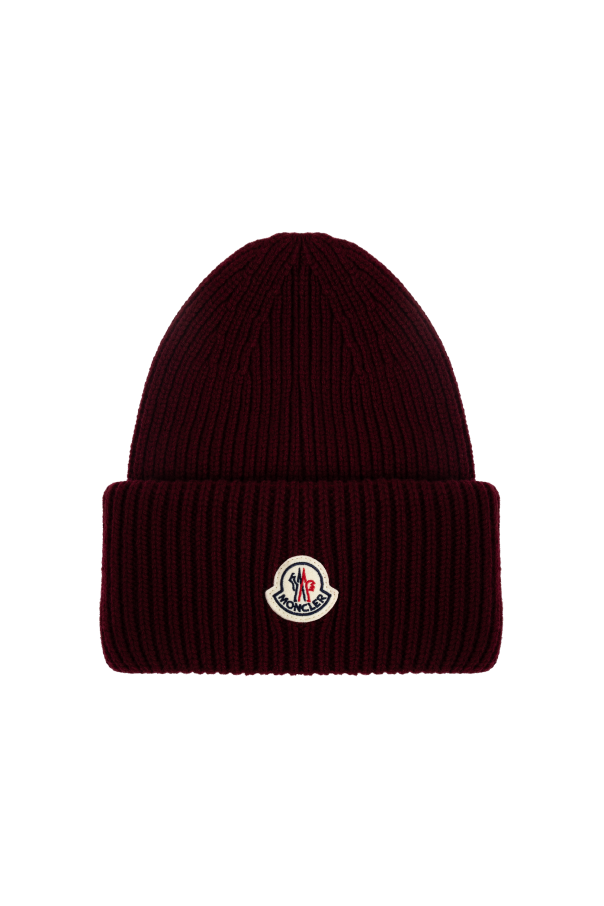 Cap with logo patch od Moncler
