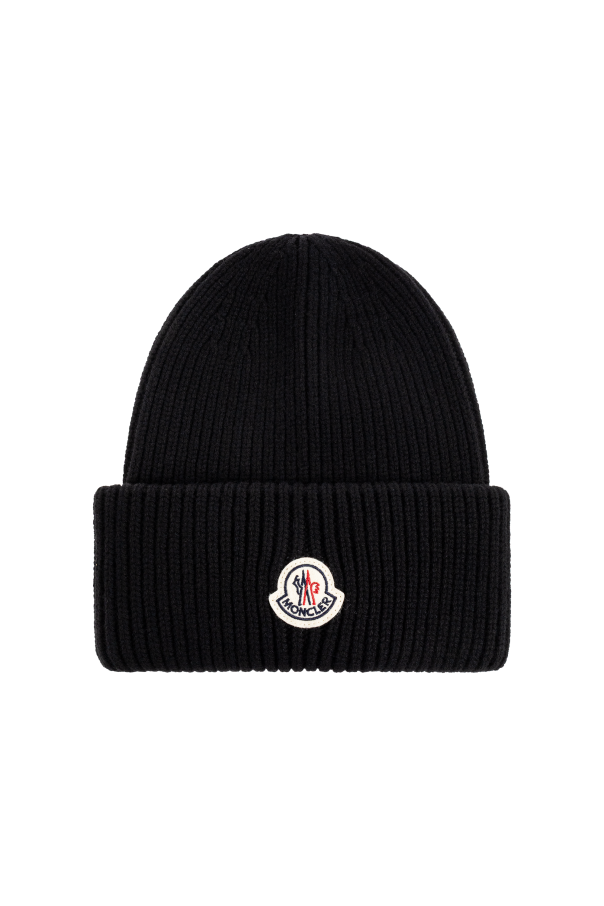 Cap with logo patch od Moncler