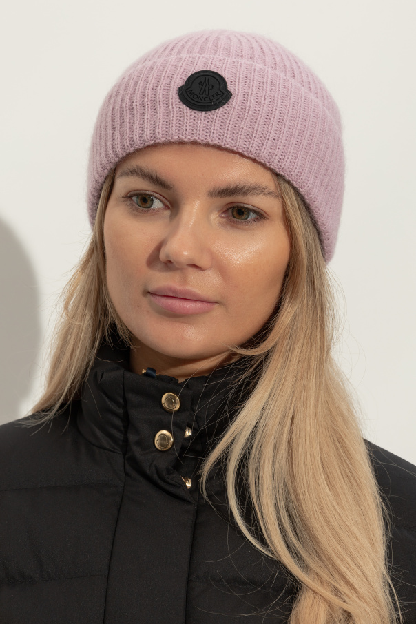 Moncler Cap with logo patch