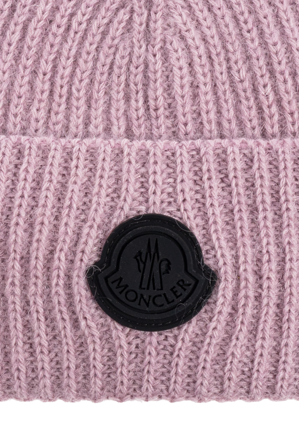 Moncler Cap with logo patch