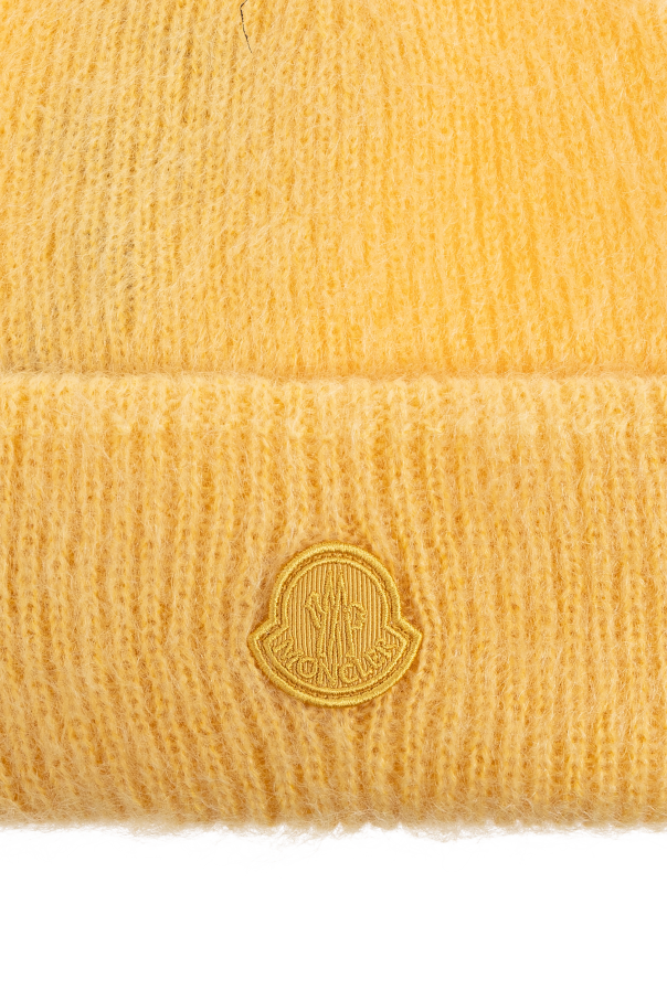 Moncler Mütze mit Logo-Patch