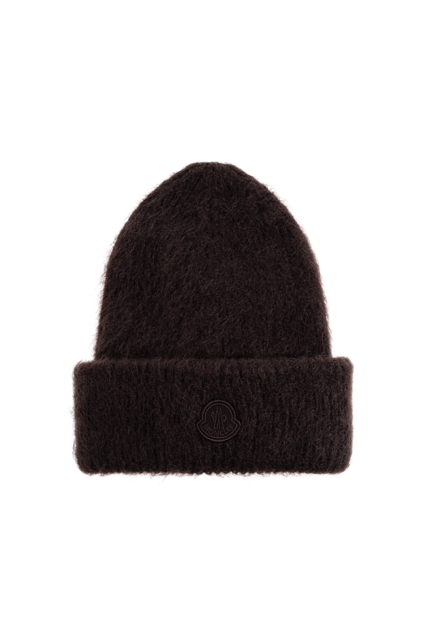 Cap with logo patch od Moncler