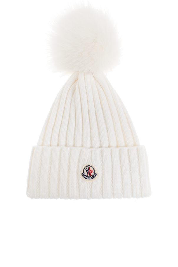 Beanie with pompom od Moncler